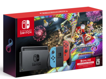 Target Black Friday! Nintendo Switch + Mario Kart 8 Deluxe + 3 Month Online Bundle $299