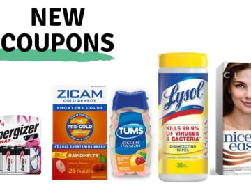 12 New Coupons: IAMS, Tums, Lysol & More