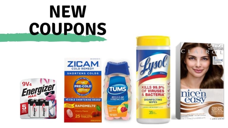 12 New Coupons: IAMS, Tums, Lysol & More