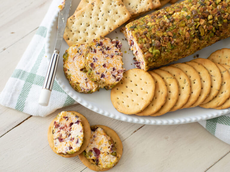 Have Plenty Of Amish Country Cheese On Hand For Your Holiday Entertaining – Try My Cranberry Pistachio Swiss Colby Cheese Log