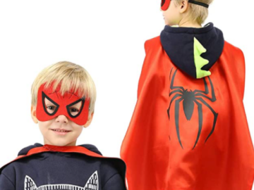 Amazon Black Friday! 3-Piece Superhero Capes for Kids $18.04 (Reg. $23.99) | $6.01 each!