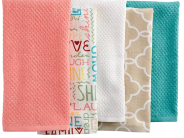 Kohl’s Black Friday! The Big One 5-pack Kitchen Towel Set $5.99 (Reg. $21.99)