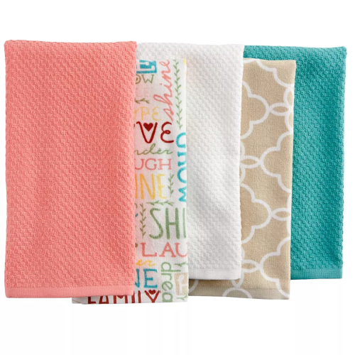 Kohl’s Black Friday! The Big One 5-pack Kitchen Towel Set $5.99 (Reg. $21.99)