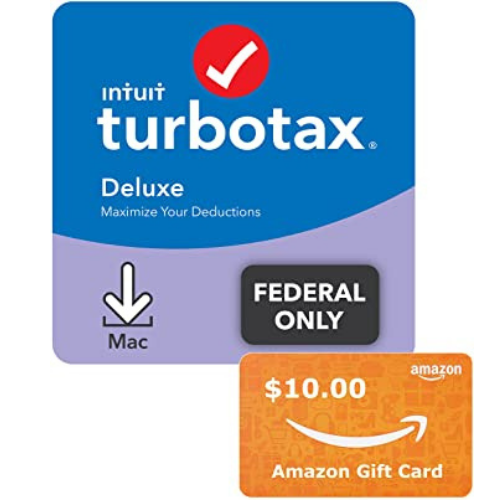 Today Only! TurboTax Deluxe 2021, PC or Mac Download $39.99 Shipped Free (Reg. $59.99) + $10 Gift Card!