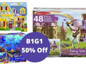 Melissa & Doug Floor Puzzles As Low As $3.70