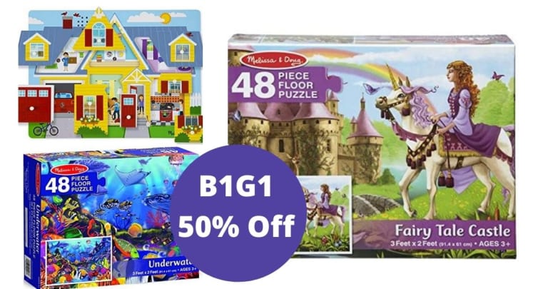 Melissa & Doug Floor Puzzles As Low As $3.70