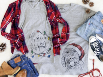 Christmas Dog Shirts for $18.99 shipped!