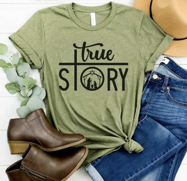 True Story Christmas Tees for $18.99 shipped!