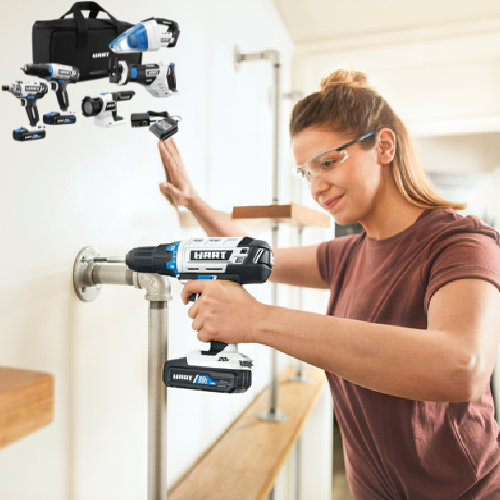 Walmart Black Friday! HART 20-Volt Cordless 5-Tool Combo Kit $138 Shipped Free (Reg. $193) – With (2) 1.5Ah Lithium-Ion Batteries and 16-inch Storage Bag