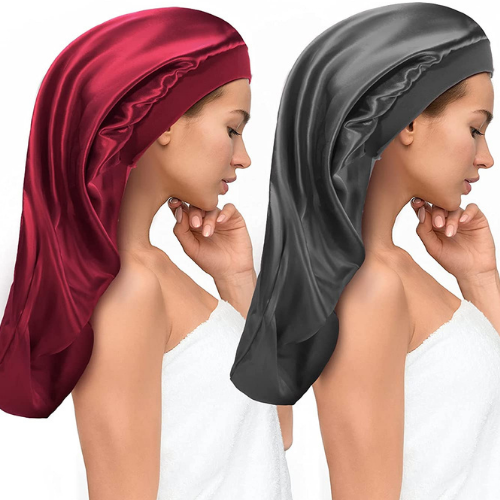 2-Piece Large Sleep Cap Satin Bonnet $5 After Code (Reg. $9.99) | $2.50 each!