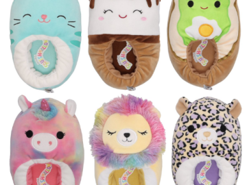 Walmart Black Friday! Squishmallows Kids’ Slippers $9.50 (Reg. $11.88) | 6 styles & 3 sizes