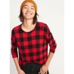 Today Only! $5 Old Navy Plush Winter Tees for Girls + $6 for Adults