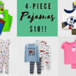 Target | 4-Piece Pajama Sets For $10