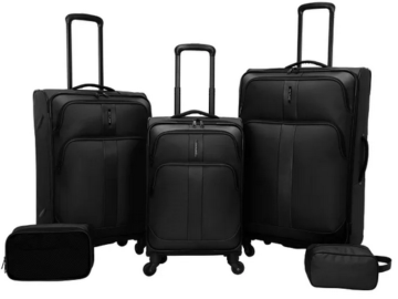 Skyline Softside 5-Piece Spinner Luggage Set