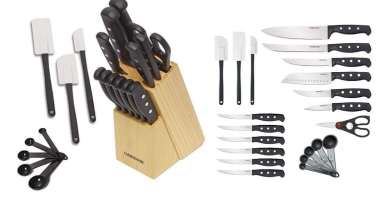 Farberware 22-Piece Knife Block Set for $13.25