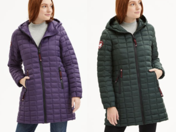 Women’s Canada Weather Gear Glacier Shield Puffer Coats only $44.99 after exclusive discount! (Reg. $200!)