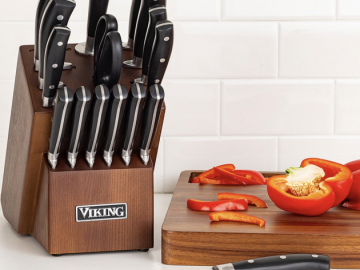 *HOT* Viking 17-Piece Stainless Steel Knife Set for $199.99! (Reg. $640!)