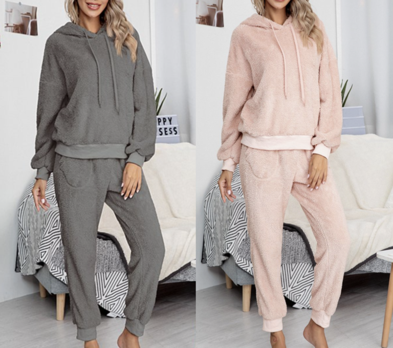 Plush Pocket Hoodie & Jogger Sets for $19.79 after exclusive discount!