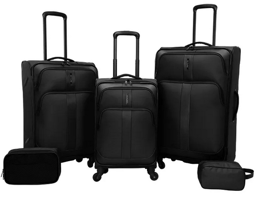 Skyline Softside 5-Piece Spinner Luggage Set