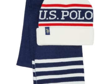 Walmart Black Friday! U.S. Polo Assn. Men’s Beanie & Scarf Set $8 (Reg. $20) – 2 Colors