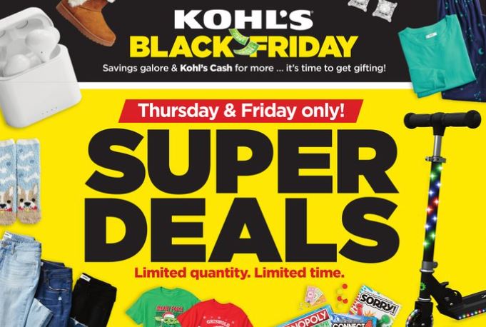 Extra Kohl’s Black Friday Deals!!