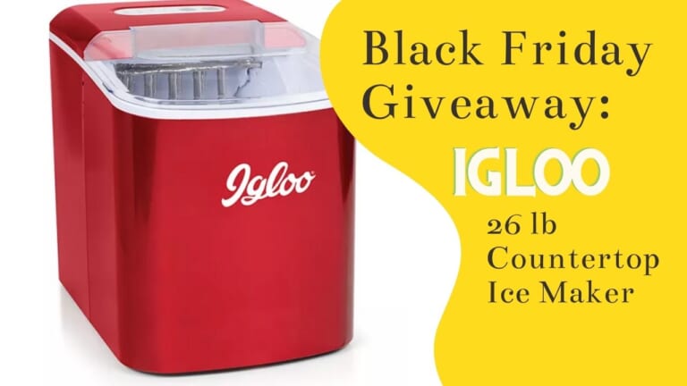 #5 Black Friday Giveaway | Igloo Countertop Ice Maker