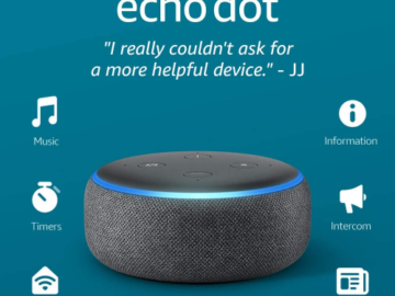 Target Black Friday! Amazon Echo Dot (3rd Generation) $19.99 (Reg. $39.99)