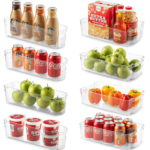 Amazon Black Friday! Set Of 8 Refrigerator Organizer Bins $19.99 (Reg. $29.99) | $2.50 each!