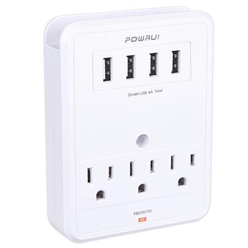 Save Space While Getting Power to All of Your Electronics with this FAB Power Station, Just $11.99 + Free Shipping!