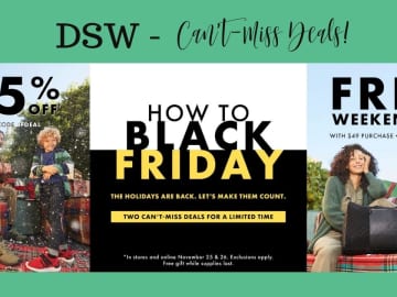 DSW | Extra 25% Off + Free Shipping + Gift!