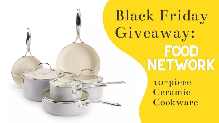 #6 Black Friday Giveaway | Food Network Ceramic Cookware Set