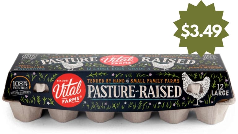 Save $2 on Vital Farms Pasture-Raised Eggs | $3.49 at Kroger