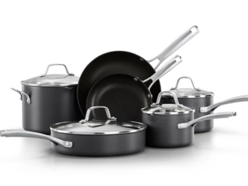 *HOT* Calphalon Classic 10-Piece Nonstick Cookware Set for just $127.49 shipped + $30 Kohl’s Cash!