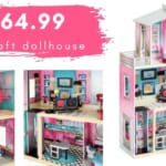 $64.99 KidKraft Pink Modern Luxury Dollhouse (reg. $130)