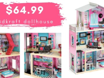 $64.99 KidKraft Pink Modern Luxury Dollhouse (reg. $130)