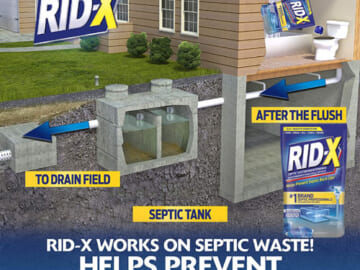 Rid-X Septic Tank Treatment Enzymes, 3 Month Supply Septi-Pacs as low as $8.15 Shipped Free (Reg. $28.69) – FAB Ratings!