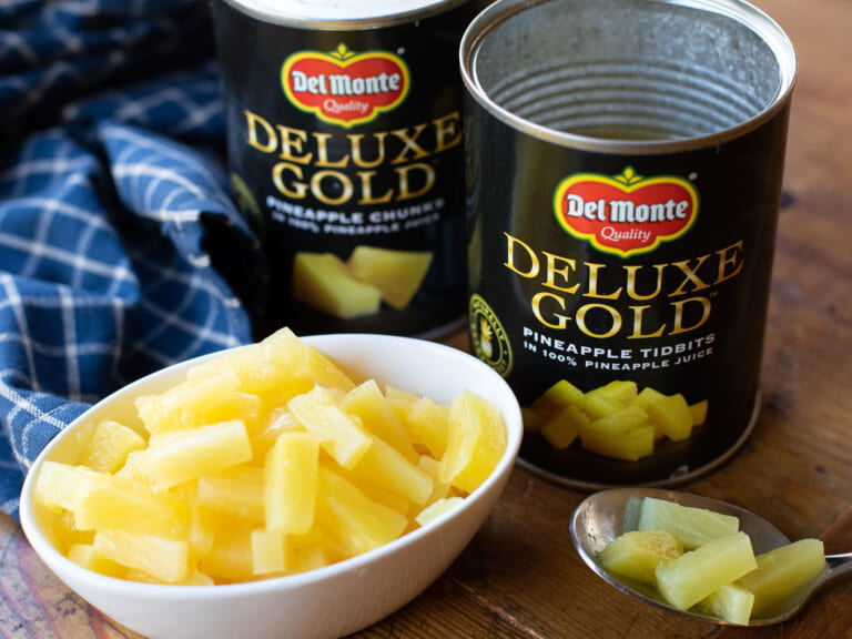 Del Monte Deluxe Gold Pineapple Cans Just $1 At Publix