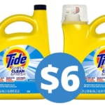 Tide Simply Clean & Fresh Laundry Detergent 128 oz. for $6