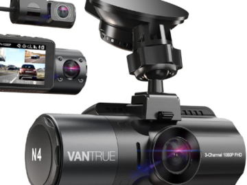 Today Only! Amazon Cyber Monday! N4 3 Channel 4K Dash Cam $174.99 Shipped Free (Reg. $289.99)