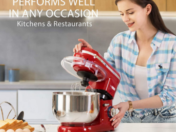 Amazon Cyber Monday! 6 Speed 6 Quart Tilt-Head Kitchen Electric Food Mixer as low as $107.99 Shipped Free (Reg. $169.99)