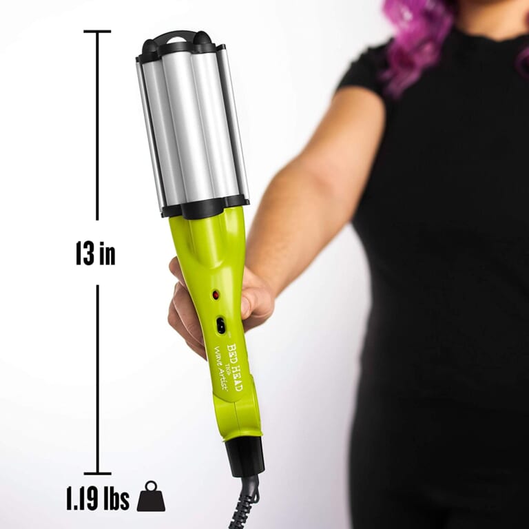 Bed Head Wave Artist Ceramic Deep Hair Waver for Beachy Waves, Green $23.72 (Reg. $29.99) – FAB Ratings!