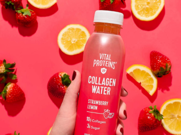 Amazon Cyber Monday! Vital Proteins 12-Pack Collagen Water Strawberry Lemon Flavor as low as $29.70 Shipped Free (Reg. $40) | $2.48/bottle