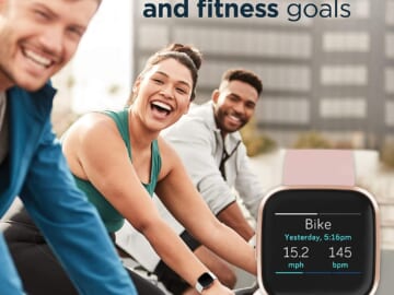 Amazon Cyber Monday! Fitbit Versa 2 Health and Fitness Smartwatch with S and L Bands $118.99 Shipped Free (Reg. $180) – FAB Ratings!