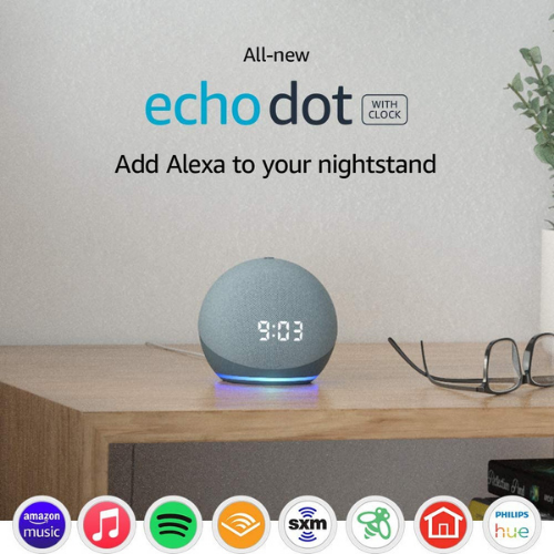 Amazon Cyber Monday! All-new Echo Dot (4th Gen) with Clock $34.99 (Reg. $59.99) + Free Shipping – FAB Ratings! 77K+ 4.8/5 Stars!