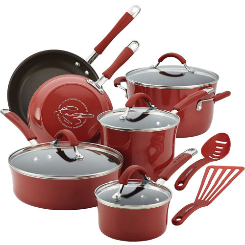 Today Only! Amazon Cyber Monday! Rachael Ray 12-Pc Cucina Nonstick Cookware Pots and Pans Set $89.99 Shipped Free (Reg. $160) – 6 Colors + 15-Pc Anodized Cookware Set $130 (Reg. $238)