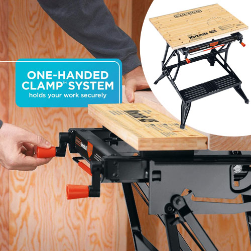 Today Only! Amazon Cyber Deal! BLACK+DECKER Portable Project Workbench and Vise $69 Shipped Free (Reg. $178) – FAB Ratings!