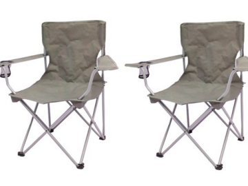 Ozark Trail Quad Folding Camp Chair 2 Pack