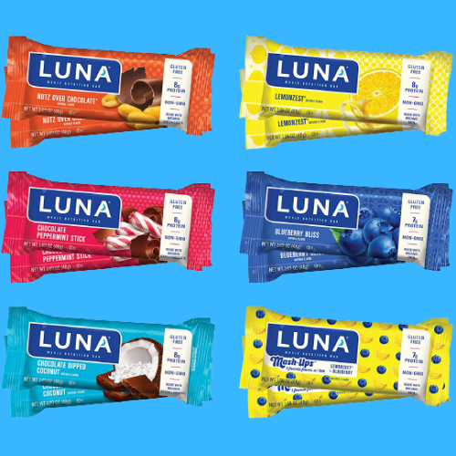 Amazon Cyber Monday! 12 Count LUNA BAR Gluten Free Snack Bars Variety Pack as low as $9.19 Shipped Free (Reg. $15.32) | 77¢ each!