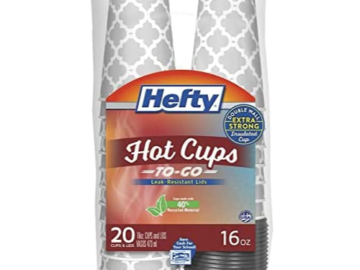 Amazon Cyber Monday! 20-Count Hefty Disposable Hot Cups with Lids as low as $5.59 Shipped Free (Reg. $7.99) | 28¢ each!