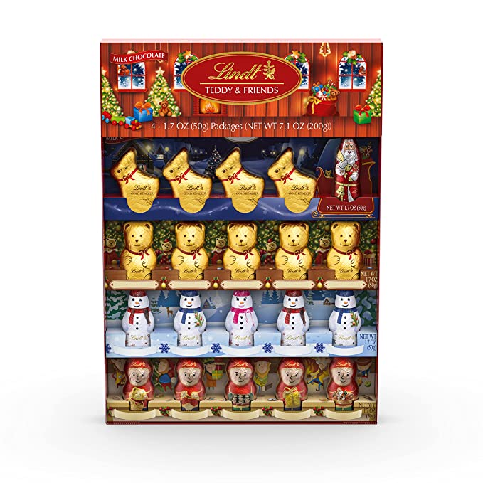 20 Count Lindt Holiday Milk Chocolate Figures, Novelty Packs (2021) $14.99 (Reg. $19.99) – $0.75 / piece